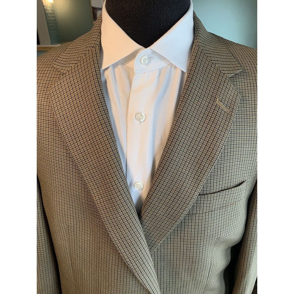 hart schaffner Marx Men's Blazer Sz.44L  Beautiful checkered